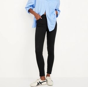 Red Bottoms Black Skinny Mid‎ Rise Jeans Size 3/26 NWT